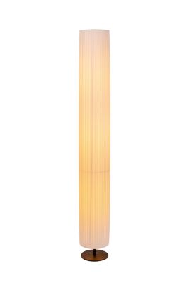 Lampadaire cylindre Fold tissu blanc IP20 3 x E37 Ø20 x H.160cm Lucide