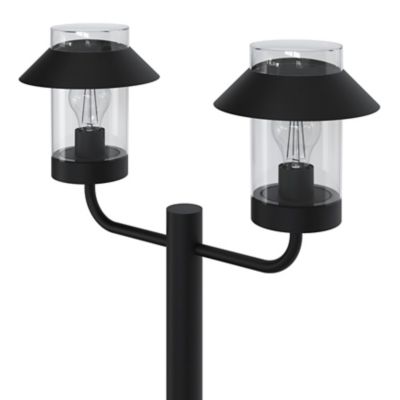 Lampadaire d'extérieur Caprera noir E27 IP44 GoodHome