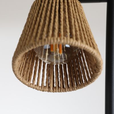 Lampadaire Davai 3 lampes métal noir H.160cm IP20 E14 40W Seynave