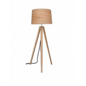 Lampadaire design Essence en bois naturel