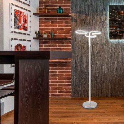 Lampadaire design et original LED angulaire - CLOVER