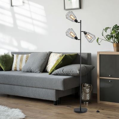 Cadre Métal Pour Abat-jour DIY - Structure Lampe E27 20x14x14 Cm - Blanc - Pour Lampe De Table Ou Lampadaire - 5