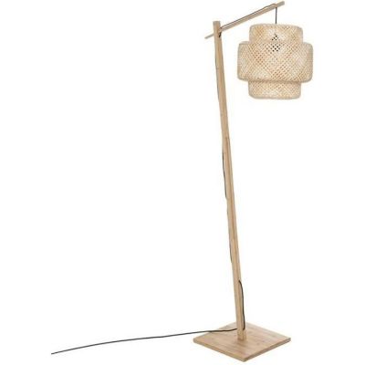 Lampadaire en bois - Atmosphera - Liby 173 cm - Naturel - E27