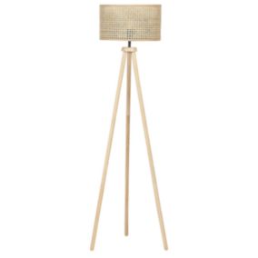 Lampadaire en rotin naturel PENTON