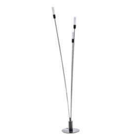 Lampadaire ext filaire REEDS Noir Plastique H156CM