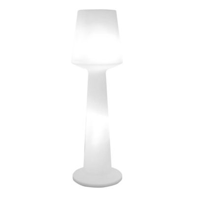 Lampadaire extérieur sans fil AUSTRAL Blanc Polypropylène H110CM