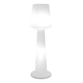 Lampadaire extérieur sans fil AUSTRAL Blanc Polypropylène H110CM