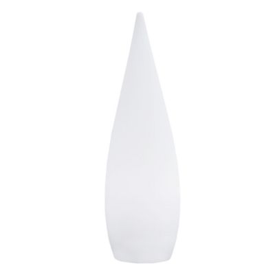 Lampadaire extérieur sans fil CLASSY Blanc Polypropylène H80CM