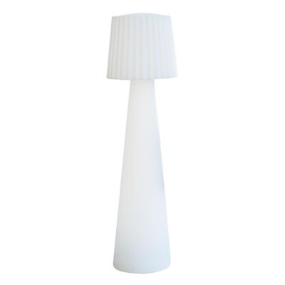 Lampadaire extérieur sans fil LADY Blanc Polypropylène H110CM