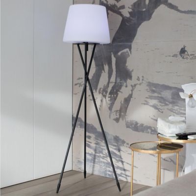 Lampadaire extérieur sans fil TRY Blanc Polypropylène H150CM