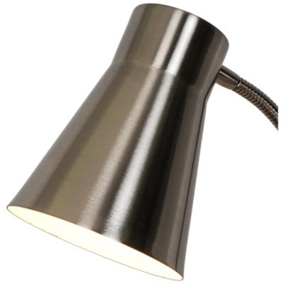 Lampadaire Hetange GoodHome E27 argent