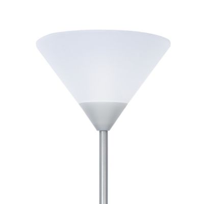 Lampadaire incandescent E27 gris mat