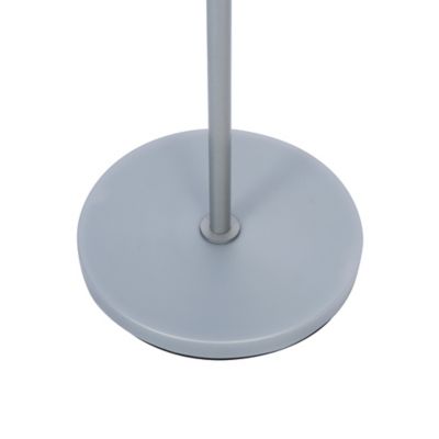 Lampadaire incandescent E27 gris mat