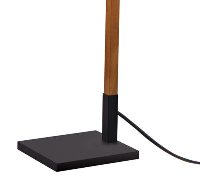 Lampadaire incandescent Menonry GoodHome E27 noir mat