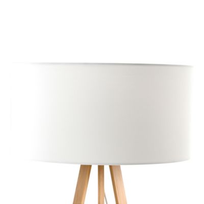 Lampadaire intérieur Petronia en bambou E27 15W ⌀62 x H.148cm GoodHome