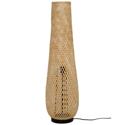 Lampadaire Kasungu E27 60w IP20 ø28 x h. 95,5 cm GoodHome coloris naturel