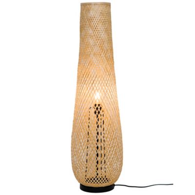 Lampadaire Kasungu E27 60w IP20 ø28 x h. 95,5 cm GoodHome coloris naturel