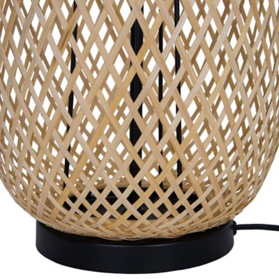 Lampadaire Kasungu E27 60w IP20 ø28 x h. 95,5 cm GoodHome coloris naturel