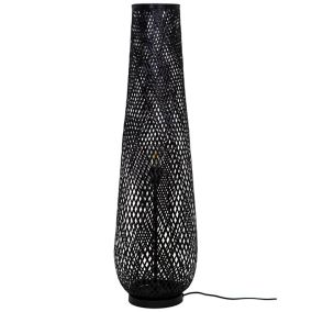 Lampadaire Kasungu E27 60W IP20 Ø28 x H. 95,5 cm GoodHome noir