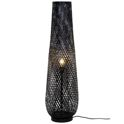 Lampadaire Kasungu E27 60W IP20 Ø28 x H. 95,5 cm GoodHome noir