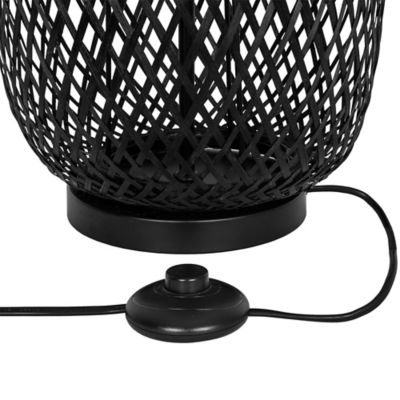Lampadaire Kasungu E27 60W IP20 Ø28 x H. 95,5 cm GoodHome noir