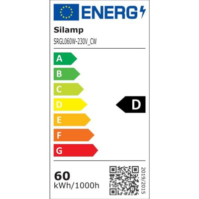 Lampadaire LED 60W 9000lm IP65 220V Dimmable 0-10V - Blanc Neutre 4000K - 5500K - SILAMP