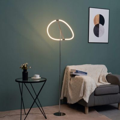 Lampadaire LED Dimmable design courbe orientable - Molfaro