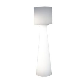 Lampadaire LED intégré Grace 140 cm blanc New Garden