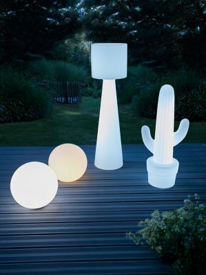 Lampadaire LED intgr Kaktus 1M Blanc
