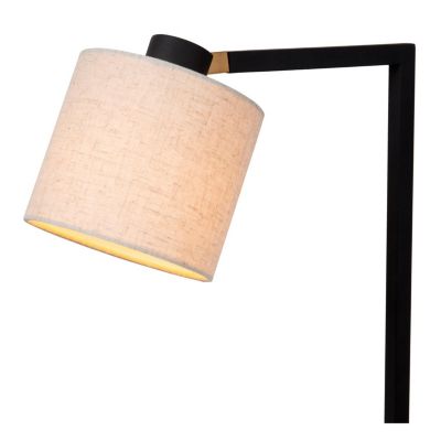 Lampadaire LESLEY en métal avec 1xE27 - Noir - Lucide
