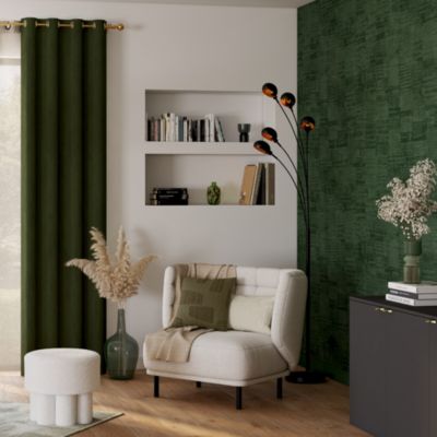 Lampadaire Livo 5 lampes métal noir IP20 E14 H.210cm Brilliant