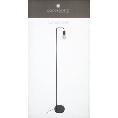 Lampadaire métal "Keli" Hauteur 150 cm Atmosphera - Noir - Noir -