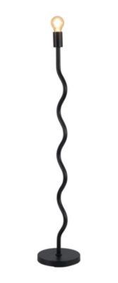 Lampadaire métal noir H.105cm E27 60W IP20, Jumell Wama