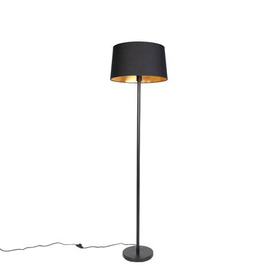 Lampadaire Moderne Noir Avec Fleurs Blanches Acrylique - Hauteur 168 Cm, 4 Ampoules E27 Incluses, Interrupteur Manuel - Salon, Chambre, Bureau - 4