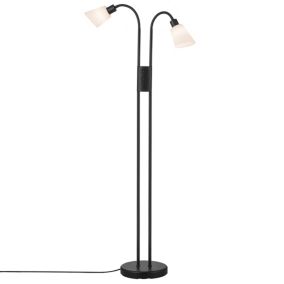 Lampadaire MOLLI, Verrerie, Couleur Noir, E14, H.166.4, IP20 / NORDLUX Intérieur