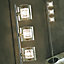 Lampadaire Philips Callas chrome H.154 cm