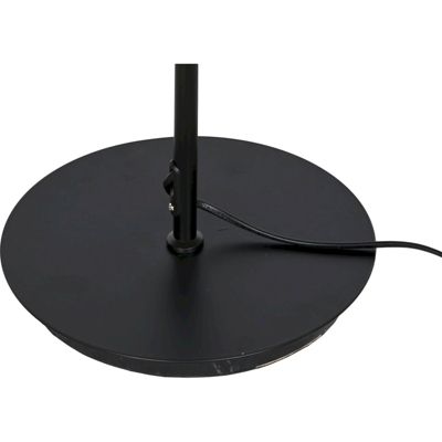 Lampadaire épuré en verre gris pour ambiance cosy 39 x 39 x 150 cm Gris clair métallisé
