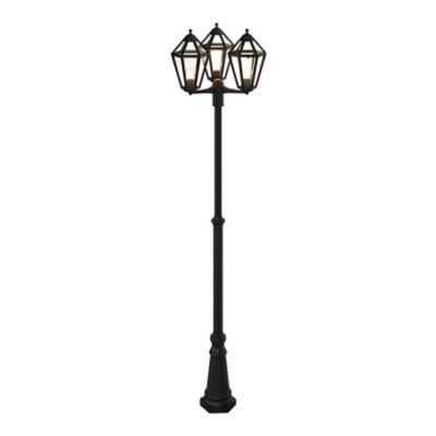 Lampadaire Radley E27 IP44 GoodHome noir