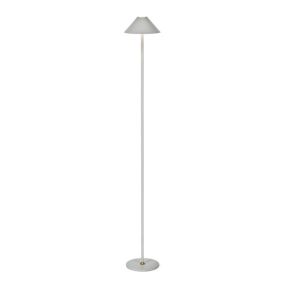 Lampadaire rechargeable en métal, gris D :19cm