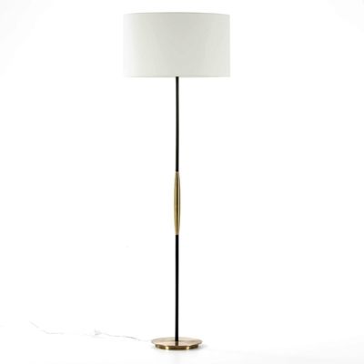 Lampadaire sans abat-jour alcorcón 24 x 140 cm Or, noir