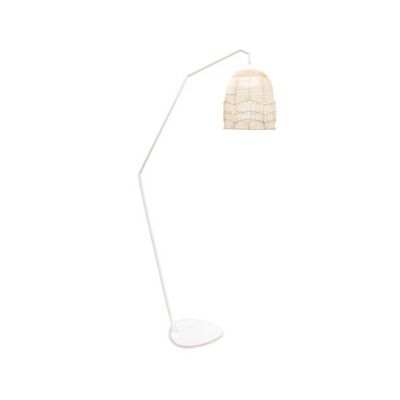 Lampadaire Santorini IP54 9W 900lm blanc l.52,3 x H.165 cm