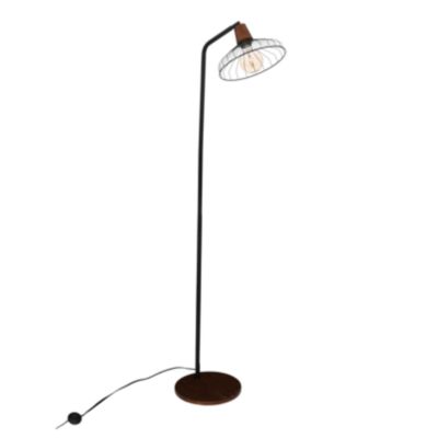 Lampadaire style bistrot (43x160 cm - Noir)