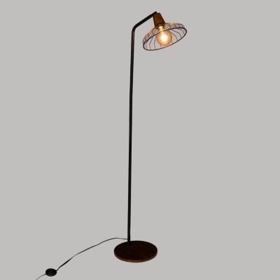 Lampadaire style bistrot (43x160 cm - Noir)