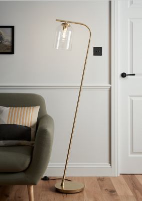 Lampadaire Thestias GoodHome E27 42W or