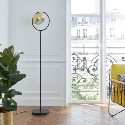 Lampadaire ADRIAN E27 IP20 Noir
