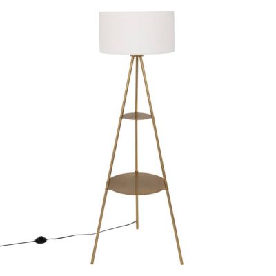 Lampadaire trépied Arthus doré H163cm - Atmosphera