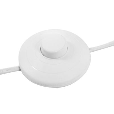 Lampadaire trépied "Bahi" - bambou et blanc H160 cm - Atmosphera