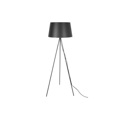 Lampadaire trépied en métal Noir, H. 155 cm, CLASSY