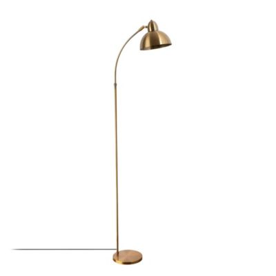 Lampadaire vintage cuivré avec abat-jour orientable SILE
