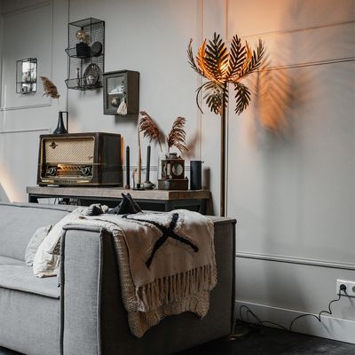 Lampadaire vintage doré - Botanica Simplo